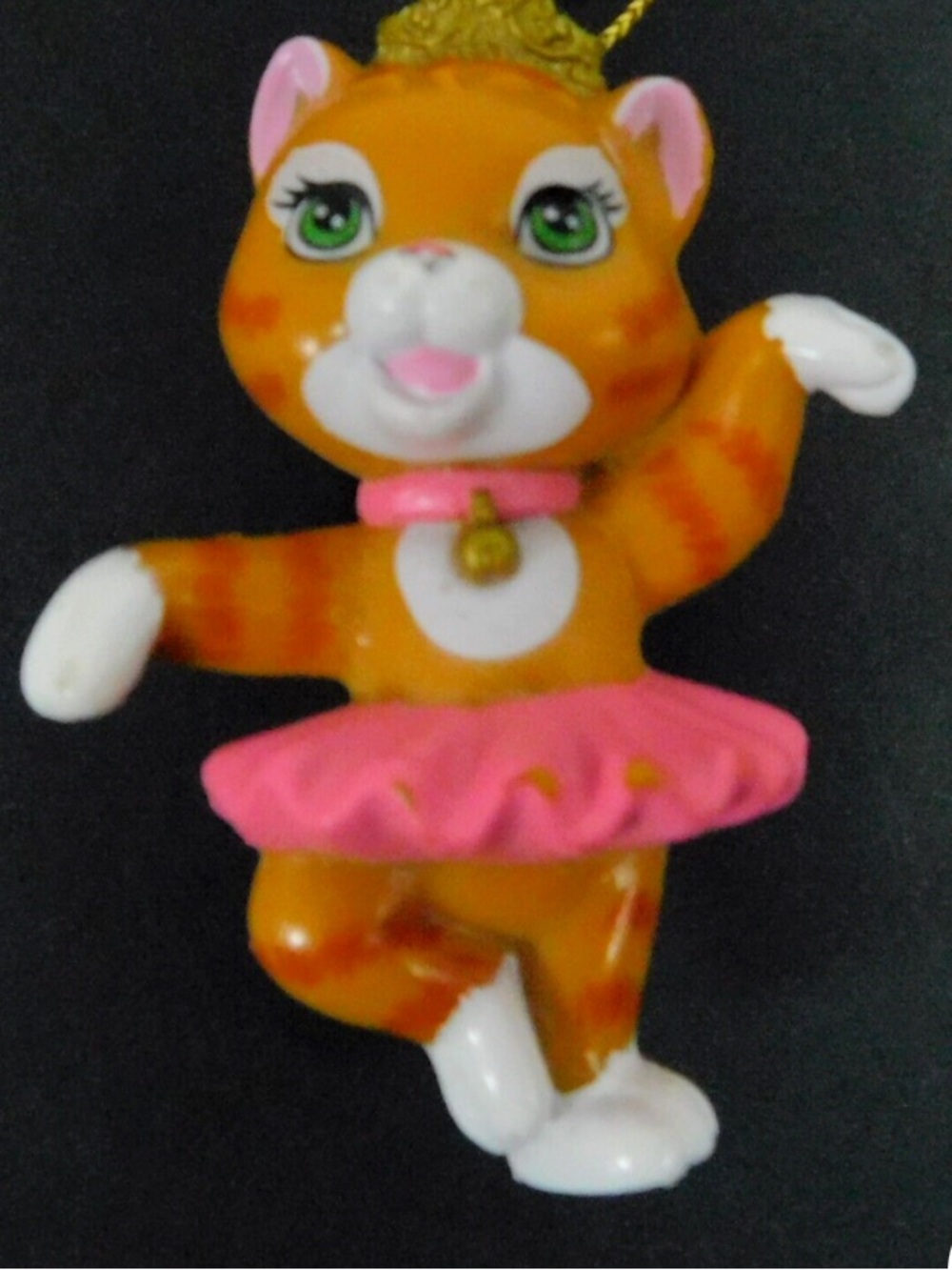 Barbie 12 Dancing Princesses Genevieve’s Cat Twyla 2.5" Ornament Cat Ballerina